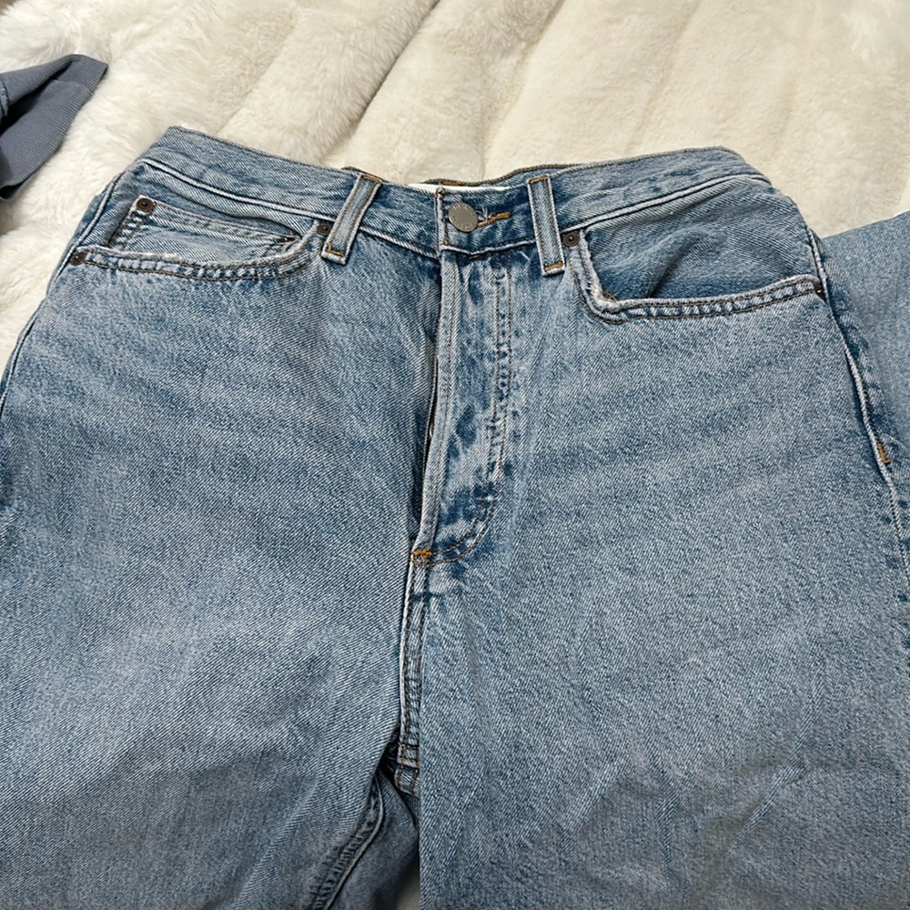 Denim forum straight leg jeans